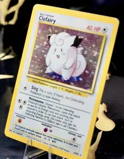 Pokemon TCG Base Set Clefairy 5/102 WOTC 1999 Unlimited Vintage Card No Reserve! - Image 4