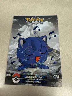2025 Pokemon Crystal Card Collection Black Dark Edition #039 Jigglypuff Holo - Image 1