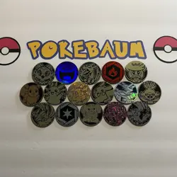Pokemon Coins Lot Of 16 - NO DUPLICATES - 16 Jumbo Coins - NO DUPES (LOT #4) - Image 1