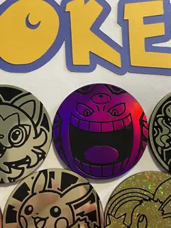 Pokemon Coins Lot Of 16 - NO DUPLICATES - 16 Jumbo Coins - NO DUPES (LOT #4) - Image 5