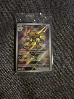 Pokemon TCG Alakazam MEP 009 Mega Evolution Black Star Promo Sealed - Image 1