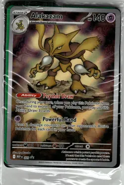 Alakazam - 009 SEALED Promo ME: Mega Evolution Promo Pokemon NM - Image 1
