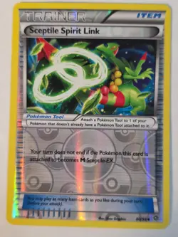 Sceptile Spirit Link 80/98 Uncommon Ancient Origins Pokemon REVERSE HOLO NM - Image 1