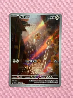 Pokemon Meltan TCG 179/162 Temporal Forces Special Illustration Rare Card - Image 1