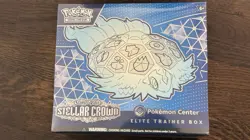 Pokemon TCG Stellar Crown Pokemon Center Exclusive ETB Elite Trainer Box Sealed - Image 1
