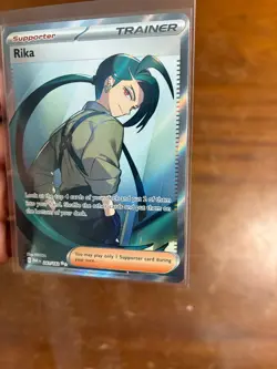 Rika Full Art 241/182 Paradox Rift, Scarlet & Violet (NM) Pokemon Card - Image 3