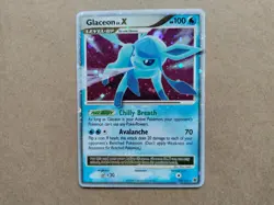 Glaceon LV.X 98/100 Majestic Dawn Ultra Rare Holo Card LP/MP - Image 1