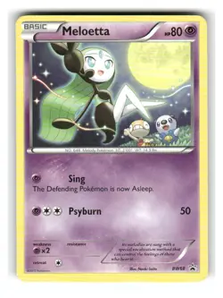 Meloetta - BW68 BW68 Promo Black And White Promo Pokemon Lightly Played - Image 1