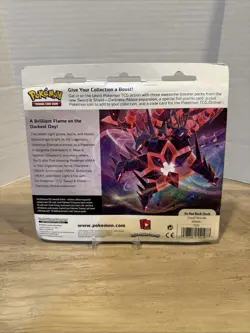 Pokemon TCG SWSH DARKNESS ABLAZE 3 Pack Blister Booster EEVEE Promo New Sealed - Image 5
