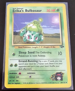 Pokemon TCG Erika's Bulbasaur Gym Challenge Set Uncommon #39/132 Very LP - Image 1
