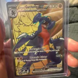 Pokemon TCG Sv10: Destined Rivals Cynthia's Garchomp EX Holo Card 241/182 - Image 1