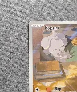 Espurr 095/088 Illustration Rare Holo Mega Evolution Perfect Order Pokemon NM - Image 3