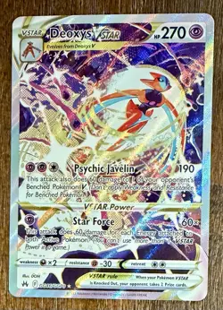 Pokemon Deoxys VSTAR Crown Zenith Galarian Gallery GG46/GG70 Ultra Rare HP270 - Image 3