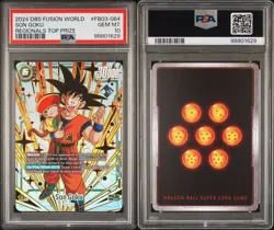 Son Goku FB03-064 Regionals Top 64 Prize Dragon Ball Fusion World PSA 10 - Image 2
