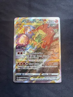 Pokemon TCG Charizard VSTAR SWSH262 Holo Black Star Promo - Image 1