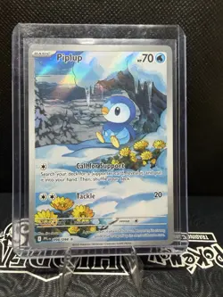 Pokemon TCG Piplup Illustration Rare 098/094 Near Mint Phantasmal Flames - Image 1