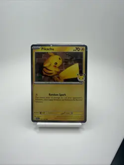 Pokemon TCG- Pikachu 051 /162 Stamped 2026 Pokemon Day 30 Promo TCG - Image 1
