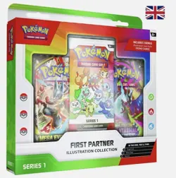 Pokemon First Partner Illustration Collection Pack Series 1 ✅ - Image 1