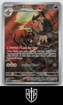 Pokemon - Mandibuzz - 145/086 White Flare - Holo Illustration Rare - NM - Image 1