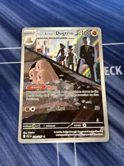 Team Rocket's Dugtrio 239/217 Pokemon TCG Ascended Heroes Illustration Rare - Image 1