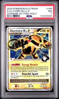2009 POKEMON SUPREME VICTORS ELECTIVIRE FB LV.X #144 ULTRA PSA 7 NM #113310940 - Image 1