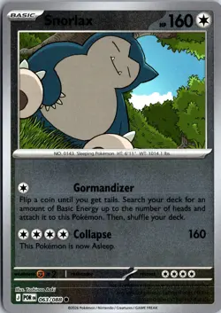 Snorlax 063/088 C Perfect Order Pokemon Reverse Holo NM - Image 1