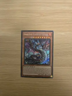 Yugioh Snake-Eyes Flamberge Dragon AGOV-EN010 Secret Rare 1st Edition NM - Image 1