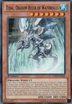 Yugioh! MP Tidal, Dragon Ruler of Waterfalls - LTGY-EN039 - Rare - Unlimited Edi - Image 1