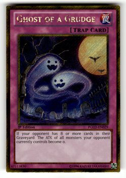 Ghost of a Grudge PGLD-EN029 Unlimited Gold Secret Rare Premium Gold LP - Image 1