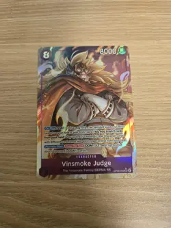 Vinsmoke Judge (Alternate Art) OP06-062 English SR Wings of Captain One Piece - Image 1