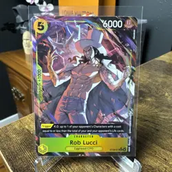 One Piece TCG Rob Lucci ST29-013 Full Art Starter Deck 29 Egghead - Image 1