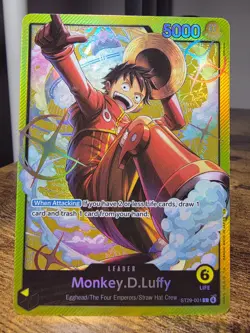 Monkey.D.Luffy (001) ST29-001 Starter Deck 29: Egghead Foil NM One Piece - Image 1