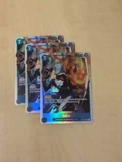 Sabo x3 One Piece TCG Adventure on Kami's Island OP15-EB04 SR - Image 1