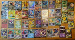 Huge Collection of 80 Jumbo Pokemon Cards - Includes Rare Vintage and Sealed - Image 1