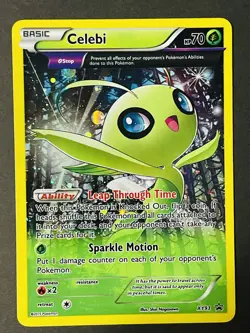 Celebi XY93 Holo Black Star Promo Pokemon Card NM - Image 1
