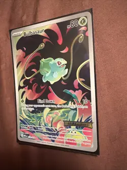 Pokemon TCG Bulbasaur Mega Evolutions 133/132 Illustration Card - Image 2