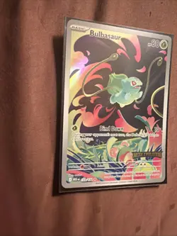 Pokemon TCG Bulbasaur Mega Evolutions 133/132 Illustration Card - Image 3