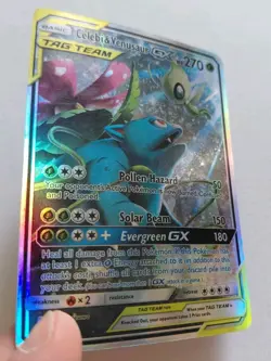 Celebi & Venusaur GX TAG TEAM SM167 SM Holo Promo Pokemon Card 270 HP - Image 4