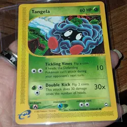 2002 POKEMON CARD TANGELA 112/147 AQUAPOLIS COMMON LP NICE - Image 1