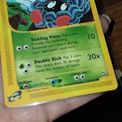 2002 POKEMON CARD TANGELA 112/147 AQUAPOLIS COMMON LP NICE - Image 4
