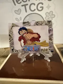 one piece card Cybercel 1st Edition Unscanned Onp-01-10 Monkey D Luffy - Image 1