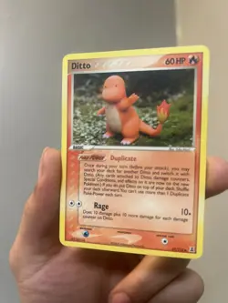 (Charmander) Ditto 37/113 EX Delta Species 2005 Vintage Pokemon TCG - NM- Card - Image 2