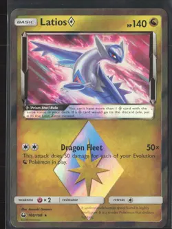 Latios Prism Star Prism Rare SM - Celestial Storm 108/168 NM Pokemon Card - Image 1
