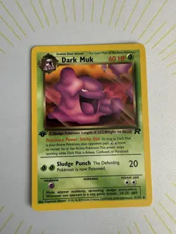 Pokemon Cards - Dark Muk 41/82 - Team Rocket 1st Edition WOTC - NM - Image 2