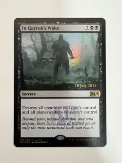 In Garruk’s Wake Foil Promo Prerelease MTG Magic the Gathering Card NM Mint M15 - Image 1