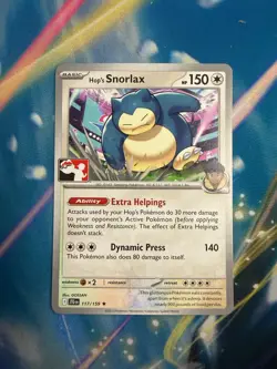 Hop's Snorlax 117/159 Prize Pack Series Cards Regular - Image 3