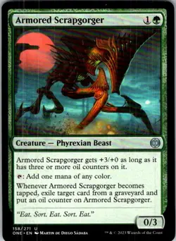 Magic | ONE | Armored Scrapgorger | 158 | Normal | NM - Image 1