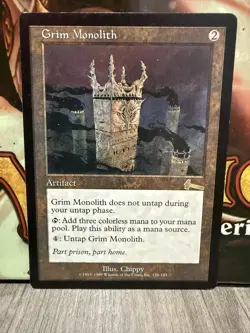 Grim Monolith 126 Rare Urza's Legacy Magic: The Gathering Near Mint - Image 2