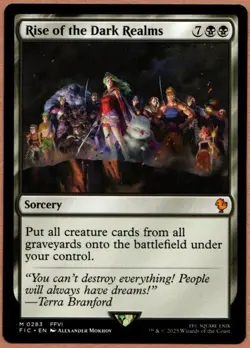 MTG Magic The Gathering 1x Rise of the Dark Realms - Commander: Final Fantasy - Image 1