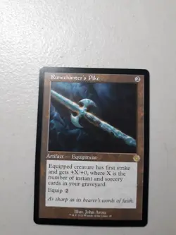 Runechanter's Pike NM (#3) #48 The Brothers' War: Retro Frame Artifacts MTG - Image 1